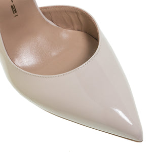 SLINGBACK ΓΟΒΕΣ 10/1004170 IVORY ΛΟΥΣΤΡΙΝΙ