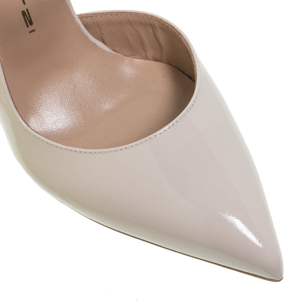 SLINGBACK ΓΟΒΕΣ 10/1004170 IVORY ΛΟΥΣΤΡΙΝΙ