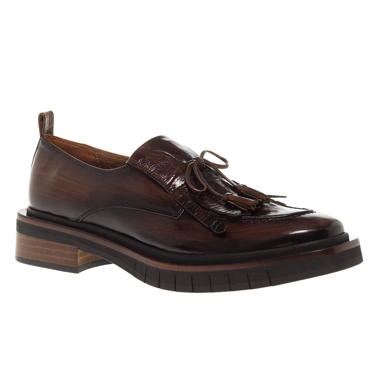 LOAFERS 11090-003 BROWN ΔΕΡΜΑ