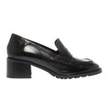 LOAFERS 11120-004 BLACK ΔΕΡΜΑ