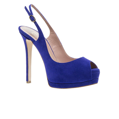 SLINGBACK ΓΟΒΕΣ 13/571501 BLAUV SUEDE