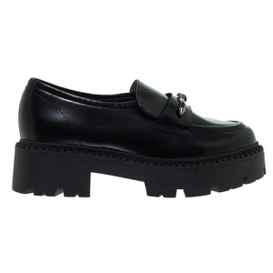 LOAFERS 2/41810 ΜΑΥΡΟ ΔΕΡΜΑ