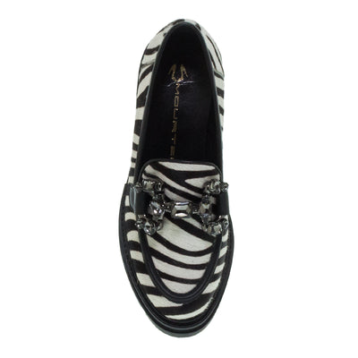 LOAFERS 2/78533-P ZEBRA PONYSKIN