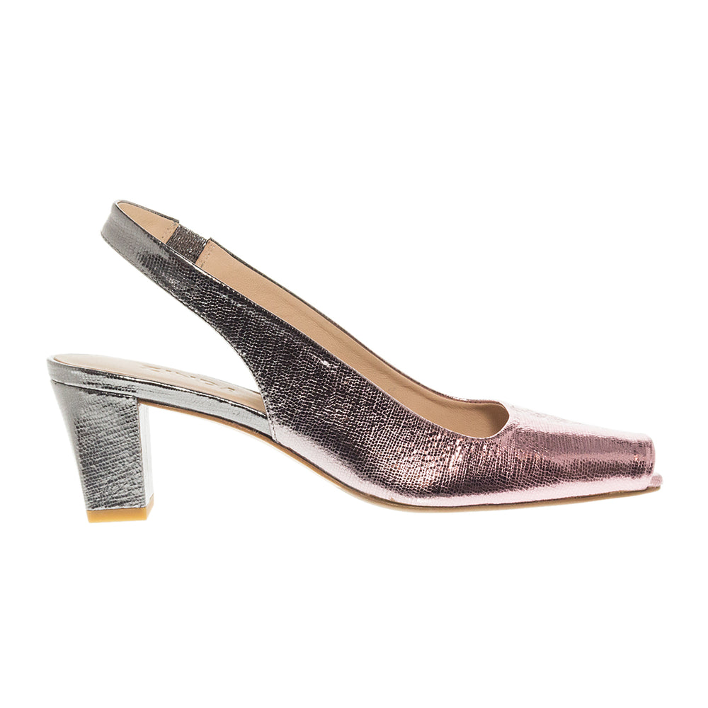 SLINGBACK ΓΟΒΕΣ 2676 PINK ΔΕΡΜΑ