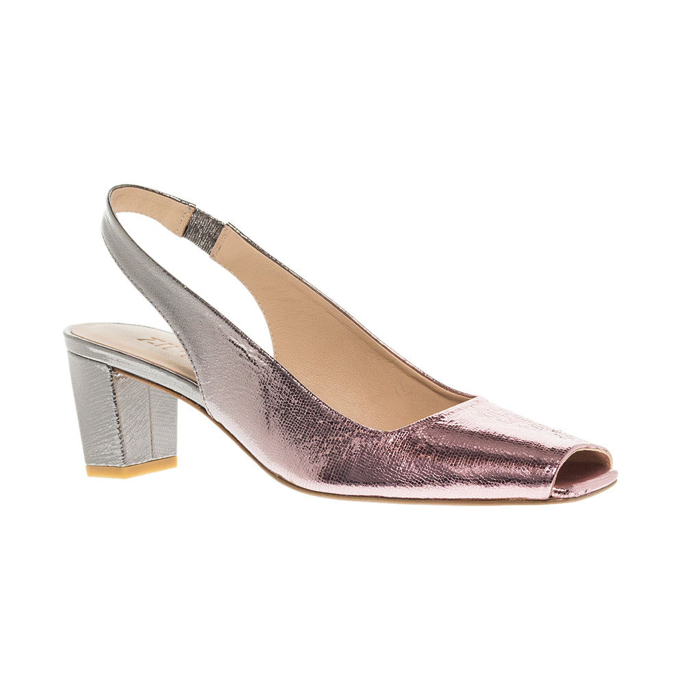 SLINGBACK ΓΟΒΕΣ 2676 PINK ΔΕΡΜΑ