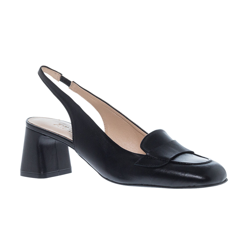 SLINGBACK ΓΟΒΕΣ 2719 PARMA NEGRO ΔΕΡΜΑ