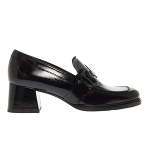 LOAFERS 2849 BLACK ΔΕΡΜΑ