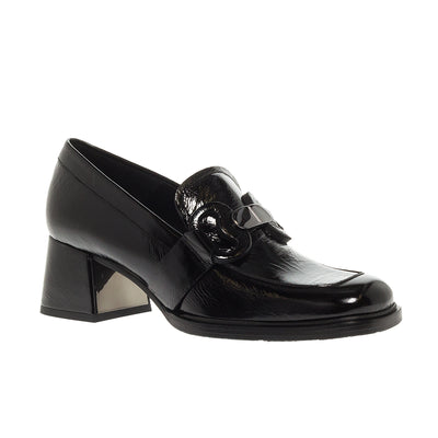 LOAFERS 2849 BLACK ΔΕΡΜΑ