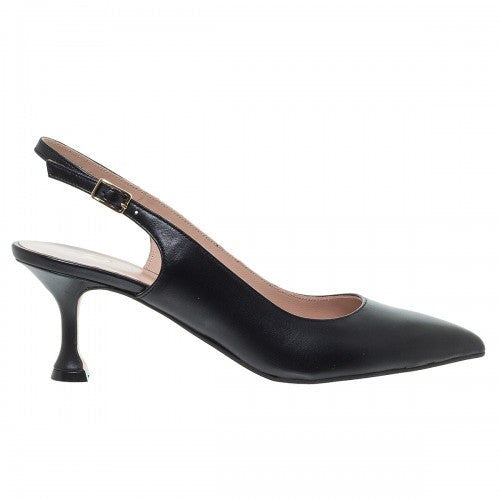 SLINGBACK ΓΟΒΕΣ 55/55630K ΜΑΥΡΟ ΔΕΡΜΑ