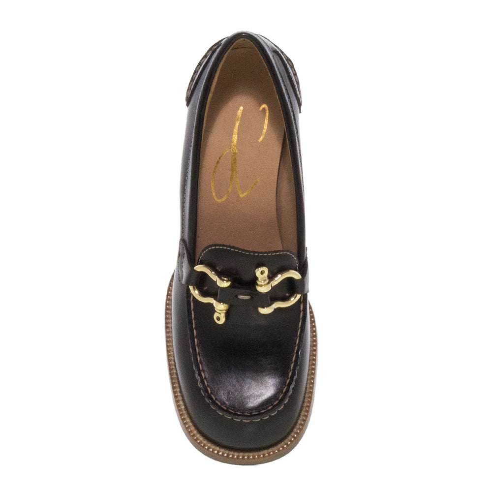 LOAFERS 6932 ΜΑΥΡΟ ΔΕΡΜΑ