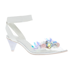 SLINGBACK ΓΟΒΕΣ 7600 NIRVANA BLANCO ΔΕΡΜΑ