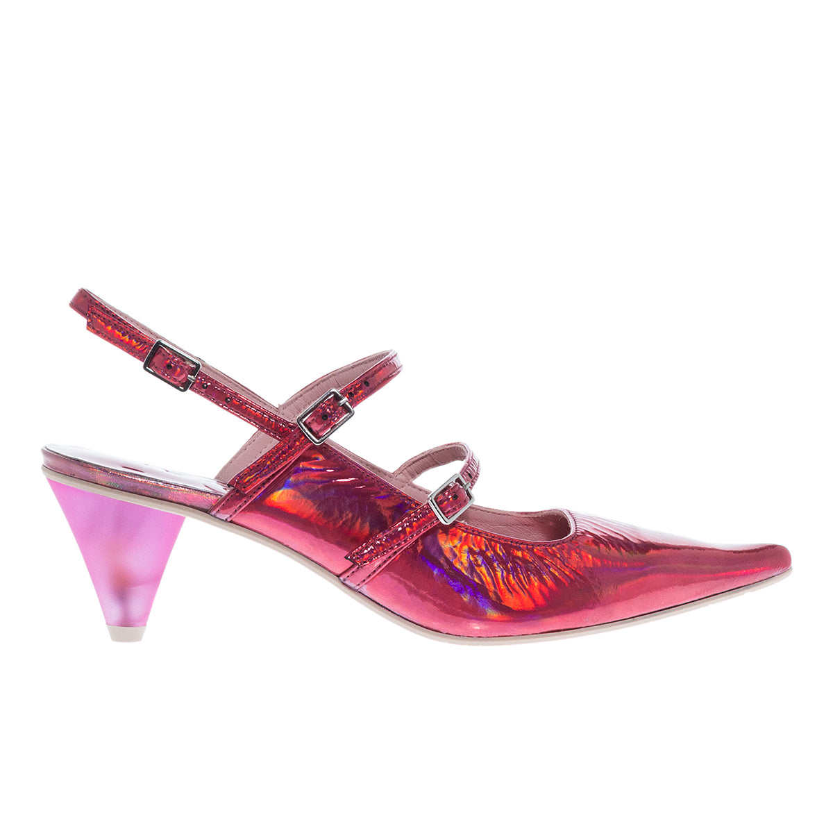 SLINGBACK ΓΟΒΕΣ 7601 IRIS ORCHID ΔΕΡΜΑ