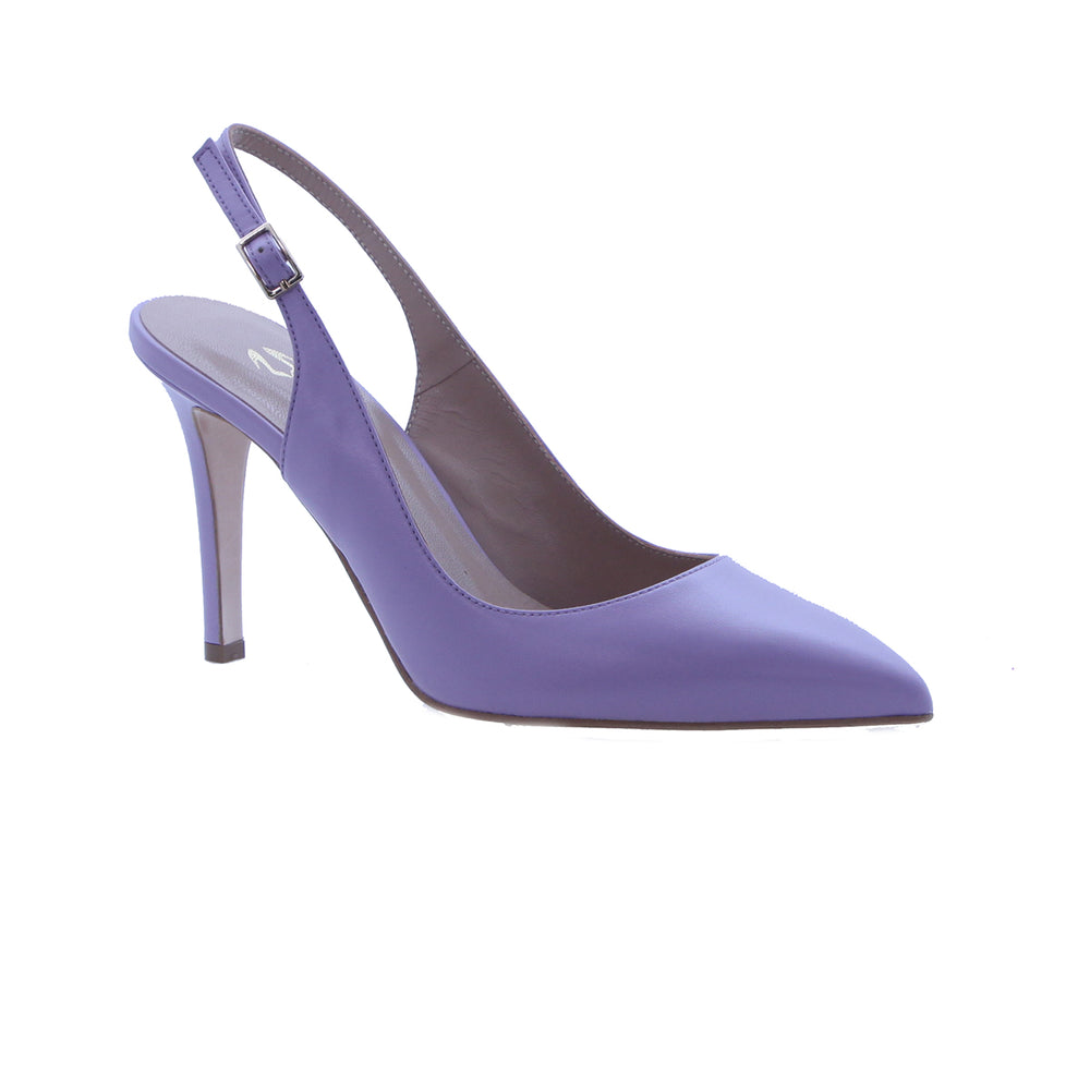 SLINGBACK ΓΟΒΕΣ 85/85333 LAVENDER ΔΕΡΜΑ