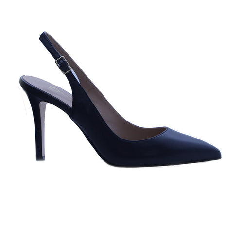 SLINGBACK ΓΟΒΕΣ 85/85333 NAVY ΔΕΡΜΑ