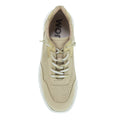 SNEAKERS E-6740 BEIGE ΔΕΡΜΑ