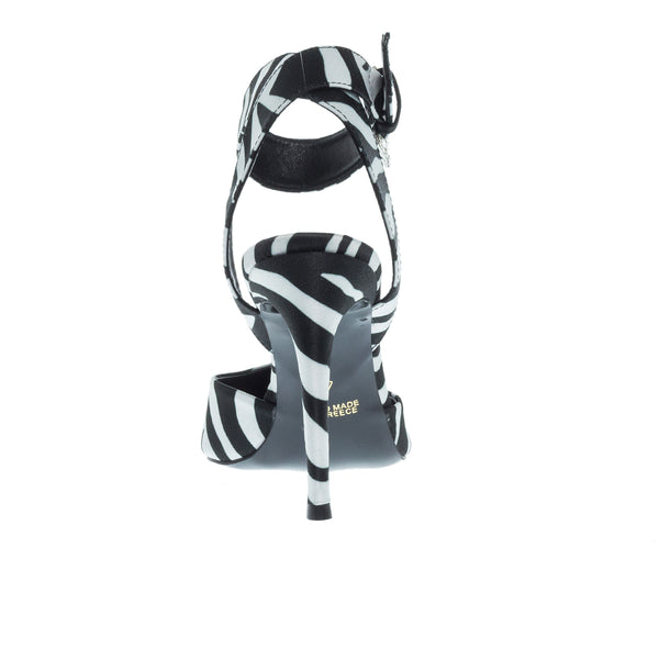 SLINGBACK ΓΟΒΕΣ E02-18062 ZEBRA ΟΙΚΟΛΟΓΙΚΟ ΥΦΑΣΜΑ