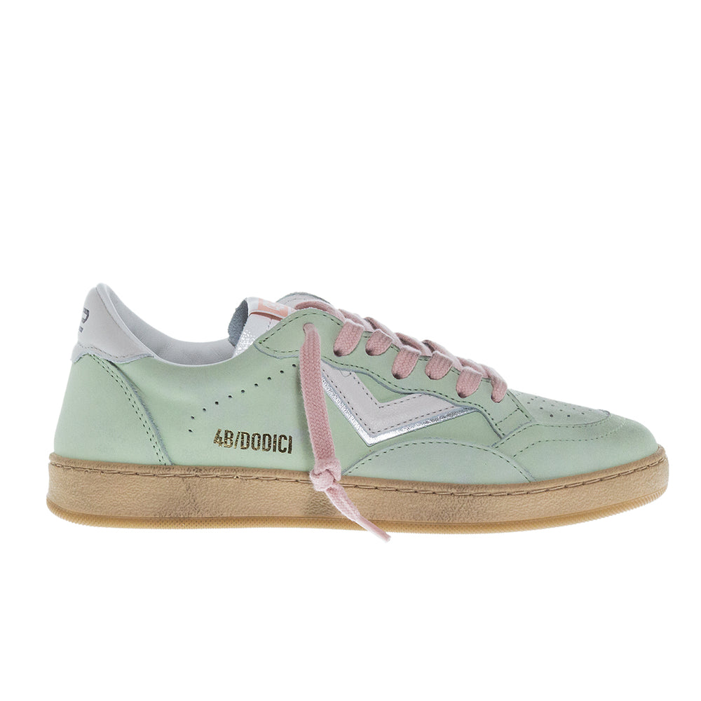 SNEAKERS PLAY NEW-D154 MENTA ΔΕΡΜΑ