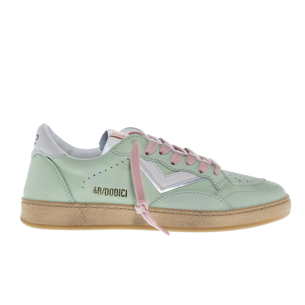 SNEAKERS PLAY NEW-D154 MENTA ΔΕΡΜΑ