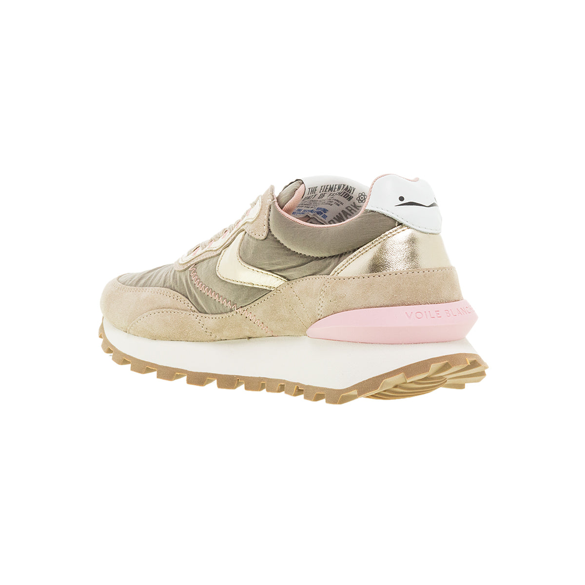 SNEAKERS QWARK HYPE WOMAN 1E07 BEIGE SUEDE