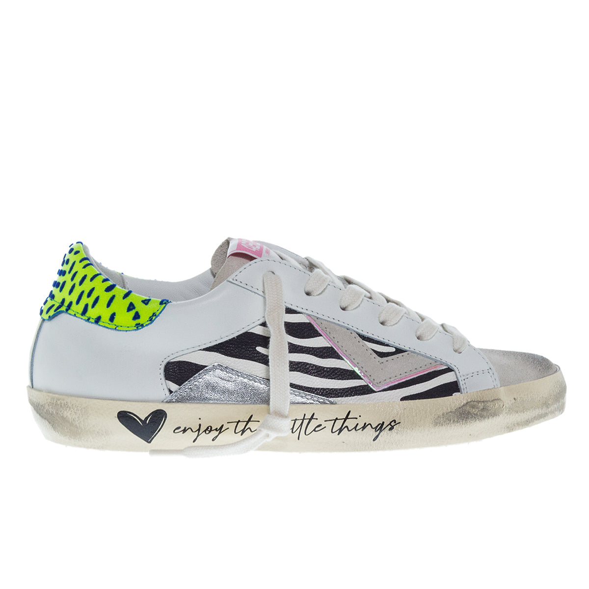 SNEAKERS SUPRIME-DBS232 ZEBRA ΔΕΡΜΑ