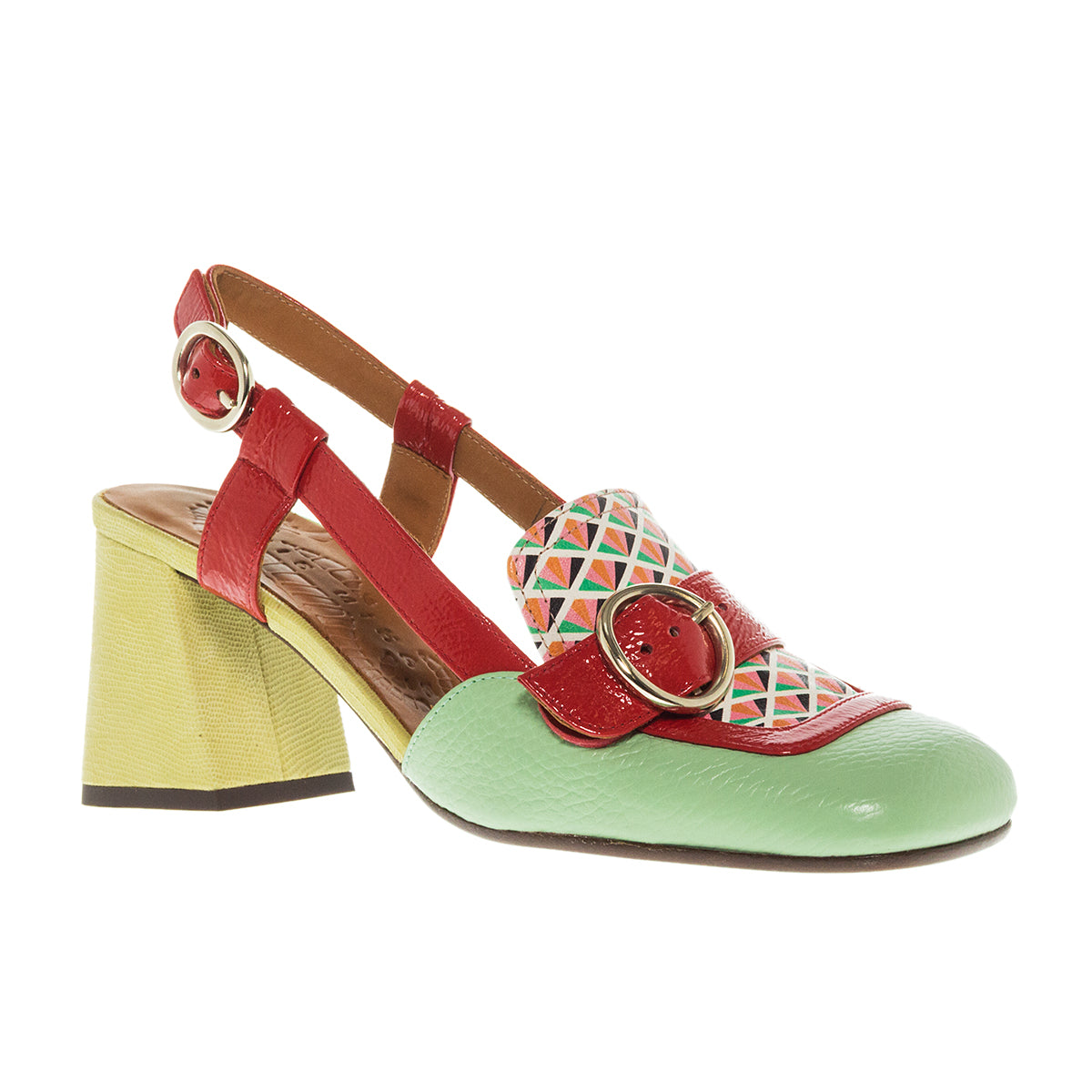 SLINGBACK ΓΟΒΕΣ SUYLI MENTA ΔΕΡΜΑ