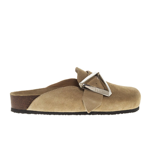 MULES T92 BEIGE SUEDE