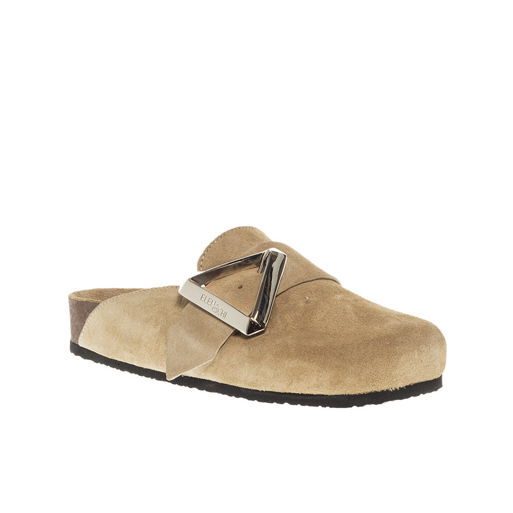 MULES T92 BEIGE SUEDE