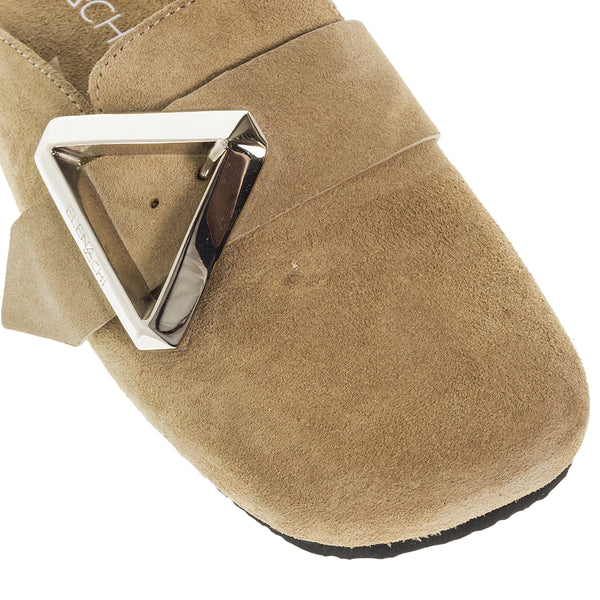 MULES T92 BEIGE SUEDE