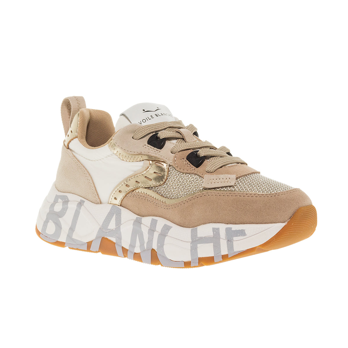 SNEAKERS CLUB 105 LIGHT BEIGE GOLD SUEDE