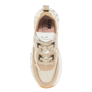 SNEAKERS CLUB 105 LIGHT BEIGE GOLD SUEDE