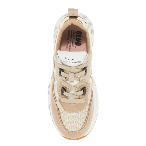 SNEAKERS CLUB 105 LIGHT BEIGE GOLD SUEDE