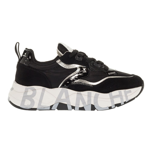 SNEAKERS CLUB 105 BLACK SILVER SUEDE