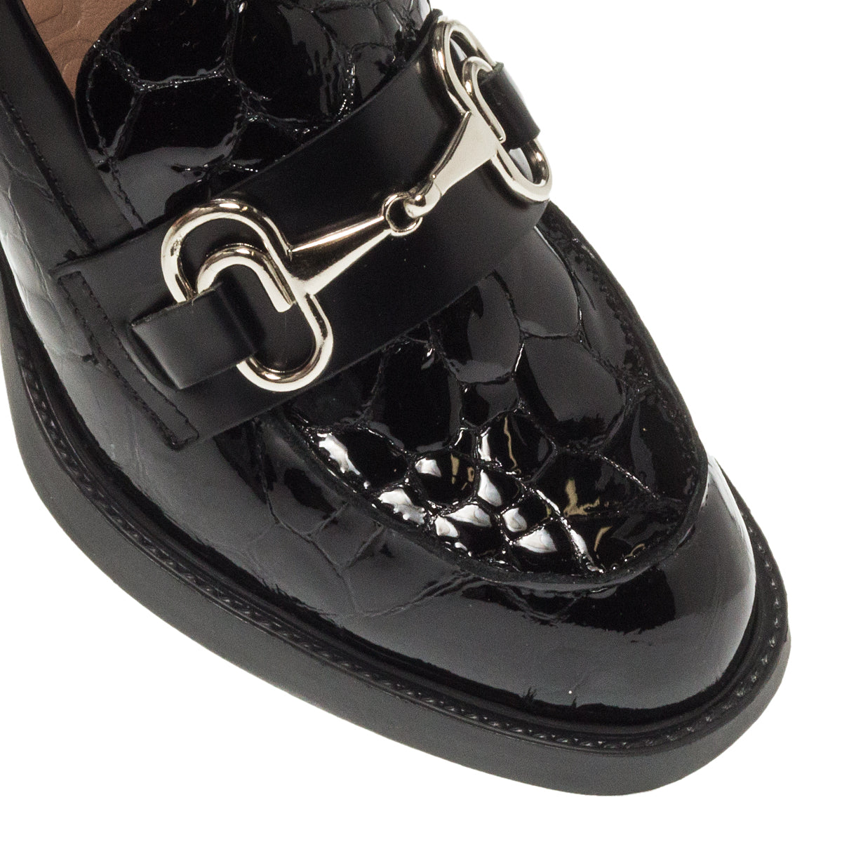 LOAFERS G-6151 BLACK ΛΟΥΣΤΡΙΝΙ