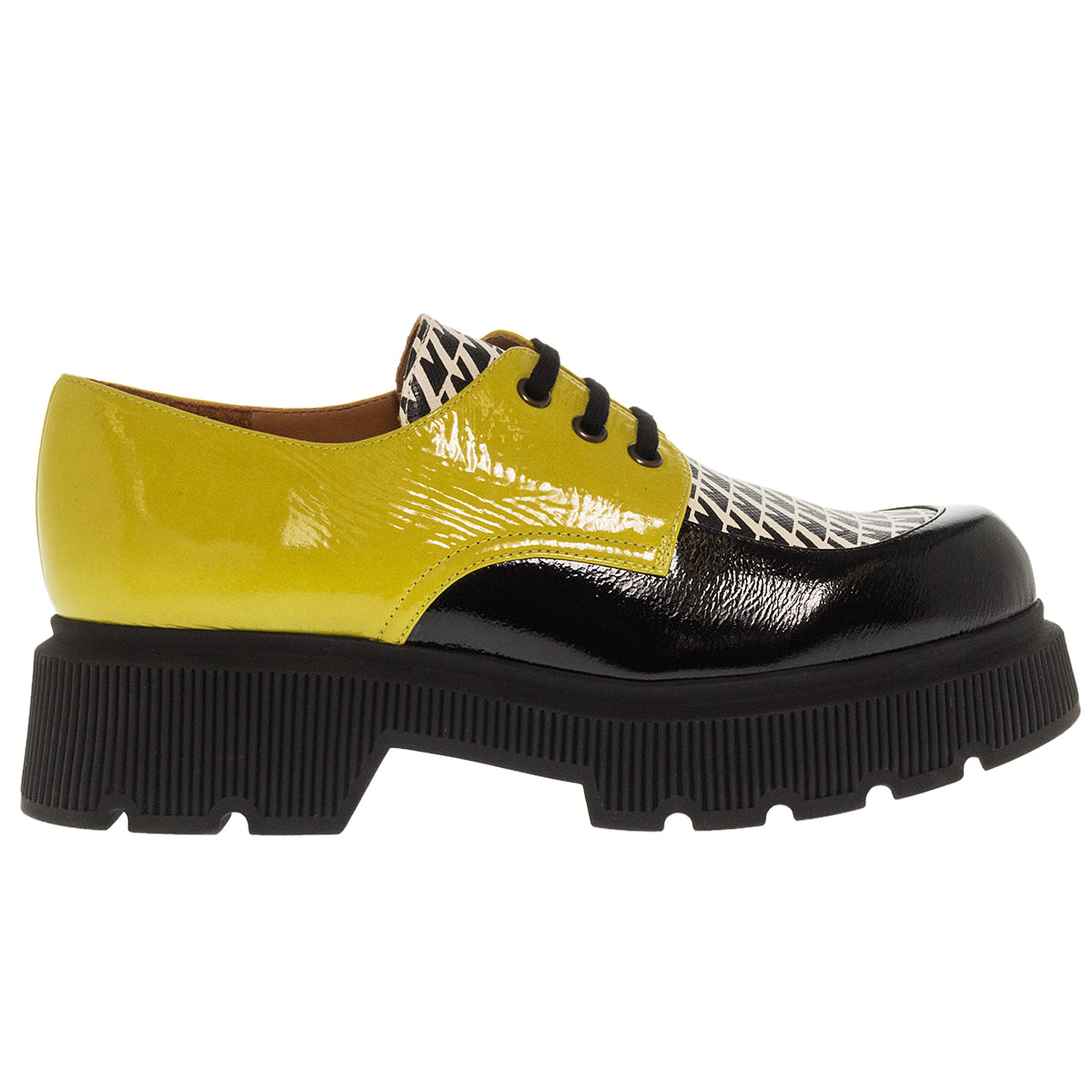 LOAFERS QAMBA YELLOW ΔΕΡΜΑ