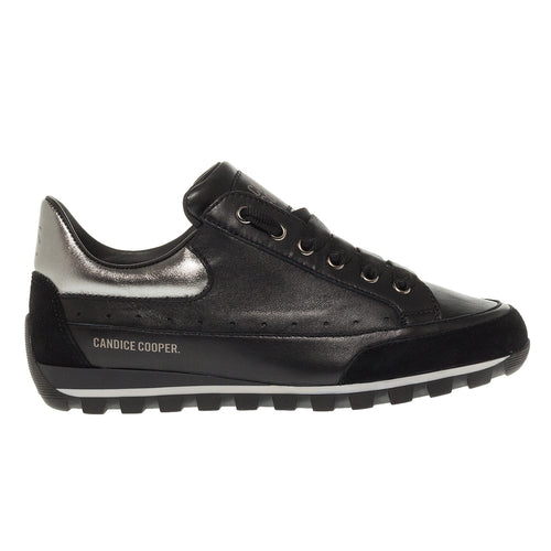 SNEAKERS RUNLO BLACK PEWTER ΔΕΡΜΑ