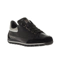 SNEAKERS RUNLO BLACK PEWTER ΔΕΡΜΑ