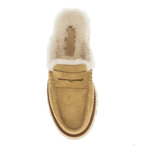 MULES SAVY BEIGE SUEDE