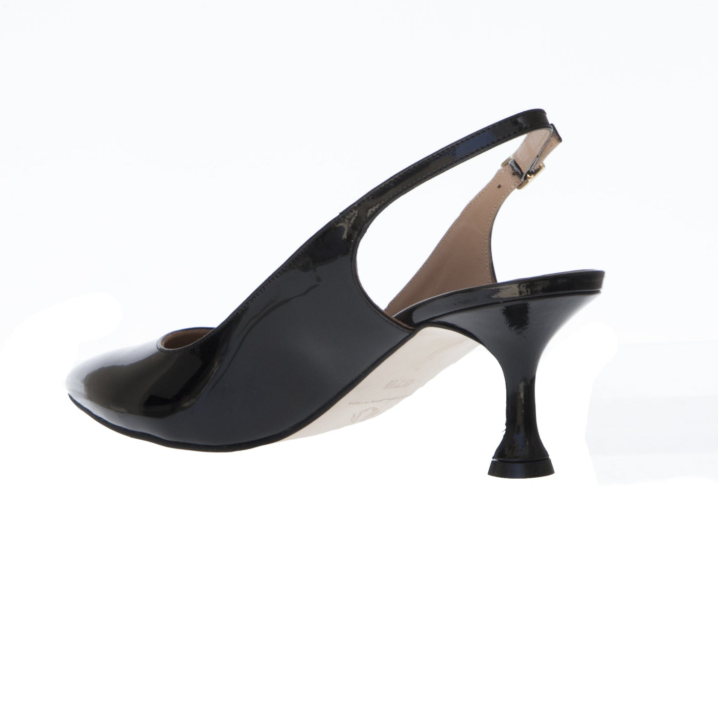 SLINGBACK ΓΟΒΕΣ 55/55620K ΜΑΥΡΟ ΛΟΥΣΤΡΙΝΙ